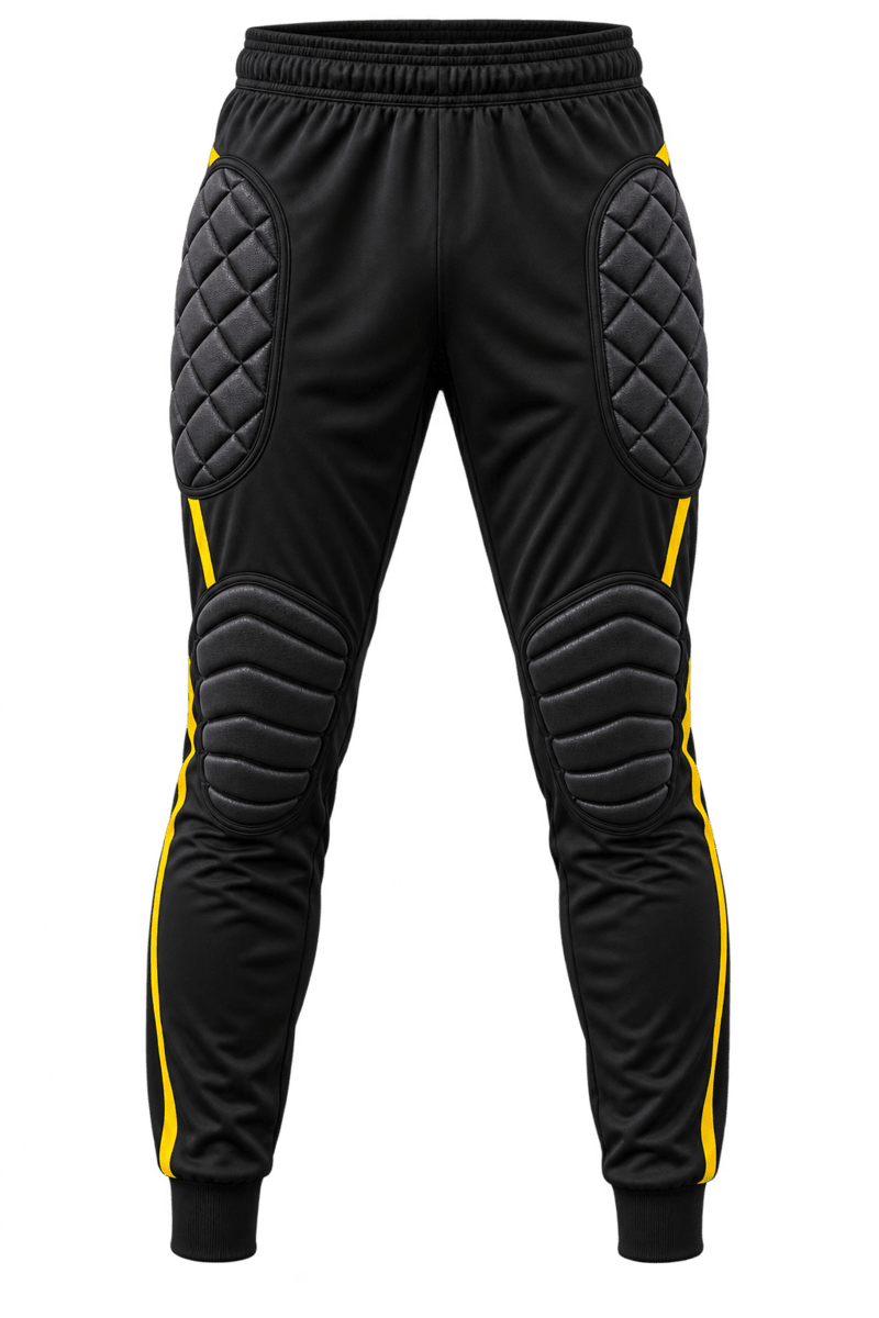 Khijaali Industry Goalkeeper Padded Suit — padded trouser detail