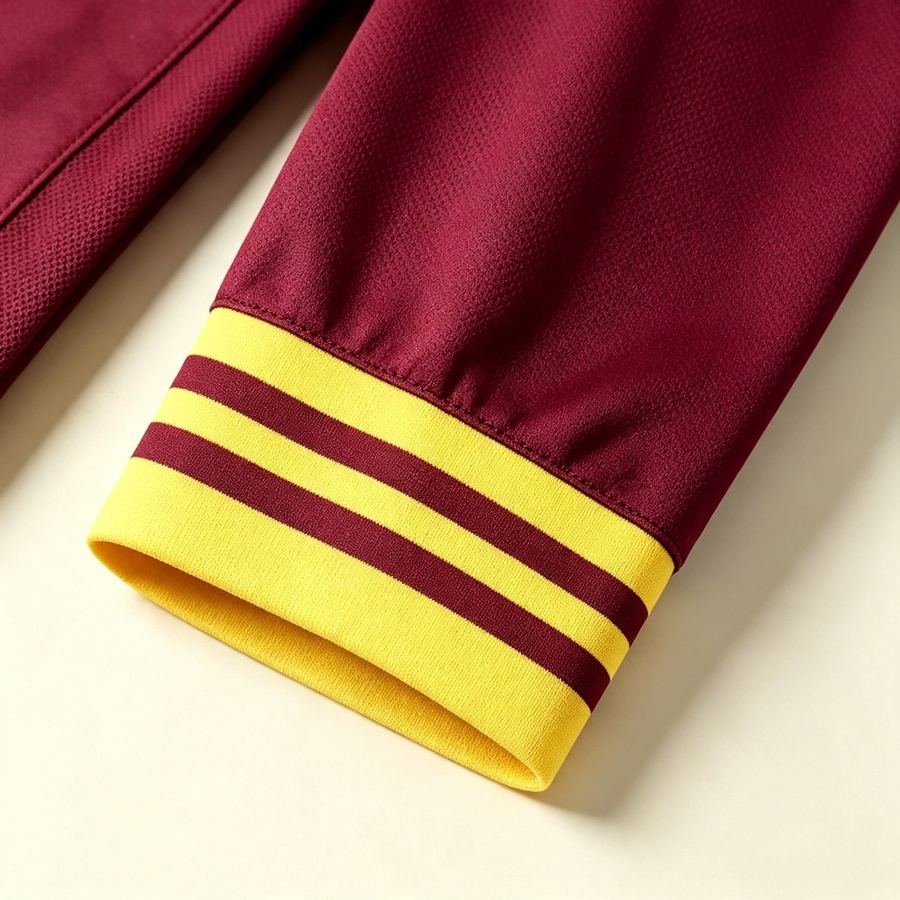 Khijaali Industry Football Jersey — sleeve cuff stripe detail