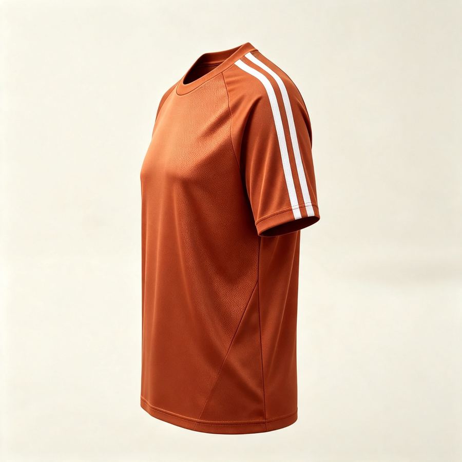 Khijaali Industry Football Jersey — round neck, side view