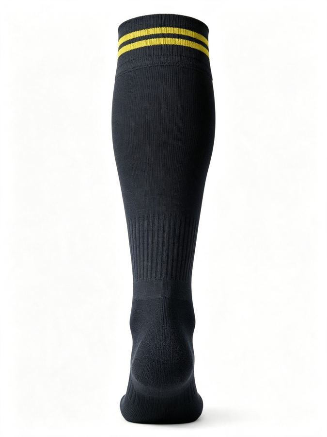 Khijaali Industry Football Socks — back view